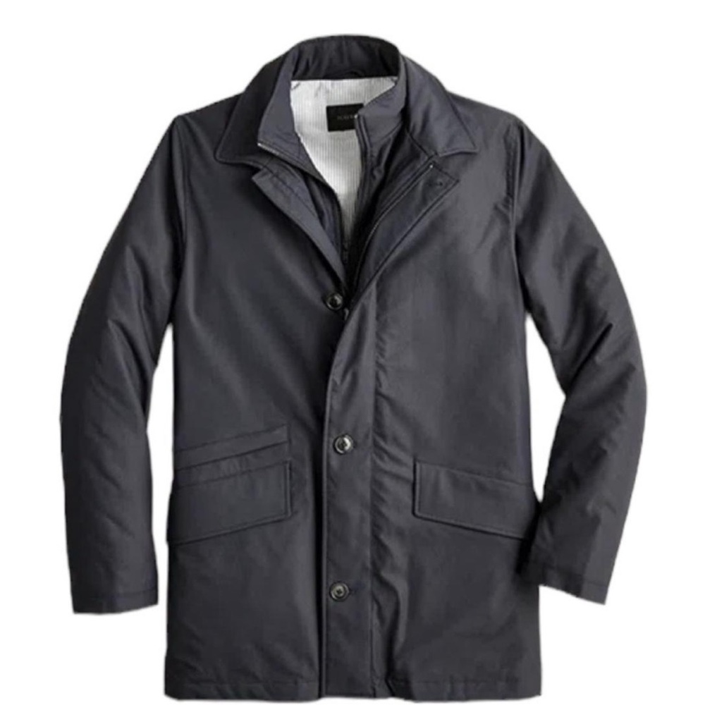J. Crew Fulton Insulated Jacket with Primaloft Insulation in Navy Mens XS
